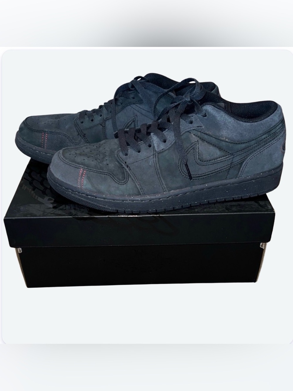 Air Jordan 1 Low SE Craft Dark Smoke Grey Varsity Red Size 10